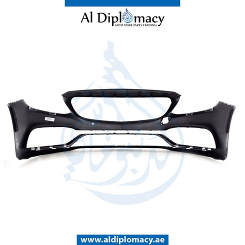 Front Bumper, WITHOUT SENSOR HOLE for Mercedes-Benz C Class W205 (2015-2021) models