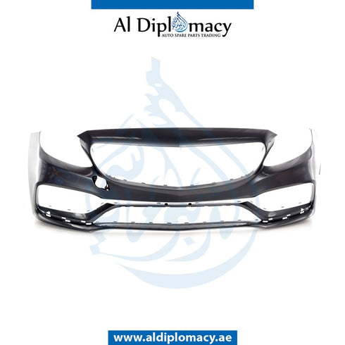 Front Bumper, WITHOUT SENSOR HOLE for Mercedes-Benz C Class W205 (2015-2021) models, Part Number A2058804401 9999