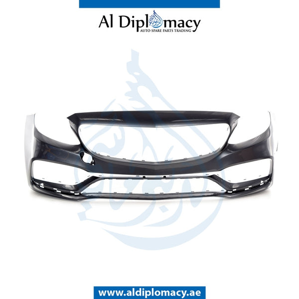 Front Bumper, WITHOUT SENSOR HOLE for Mercedes-Benz C Class W205 (2015-2021) models, Part Number A2058804401 9999