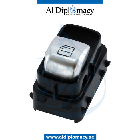 Front DOOR WINDOW Switch, BLACK for Mercedes-Benz EQC Class N293 (2019-2023) models, Part Number A2059051513 9051