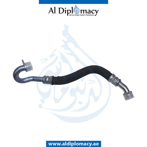 Front Pipe, END COOLER TO OIL COOLER IN WHEELHOUSE for Mercedes-Benz CLS Class W211 (2002-2009) models, Part Number A2112704996