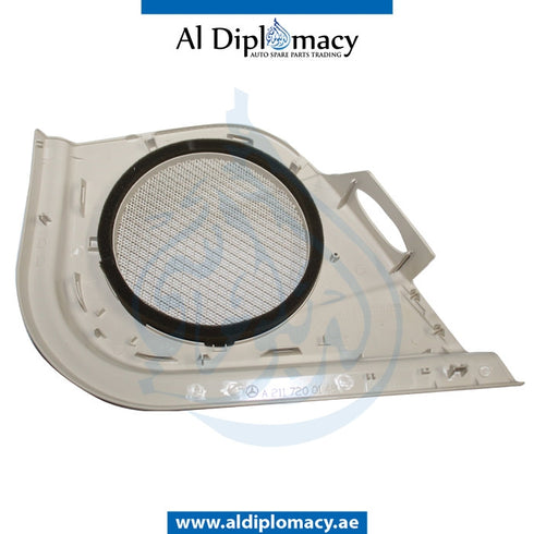 Front Left DOOR SPEAKER COVER for Mercedes-Benz E Class W211 (2002-2009) models, Part Number A2117200148