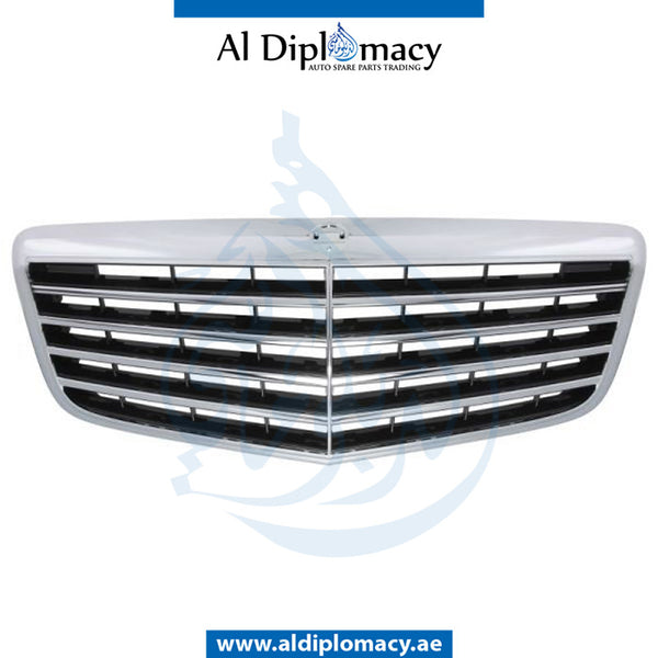 SHOW GRILLE for Mercedes-Benz E Class W211 (2002-2009) models, Part Number A2118801783 9040