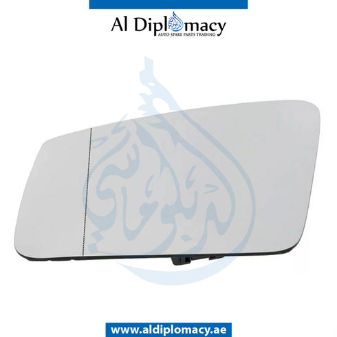 Right Mirror, GLASS for Mercedes-Benz E Class W204 (2007-2015) models, Part Number A2128100821
