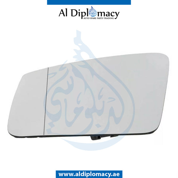 Right Mirror, GLASS for Mercedes-Benz E Class W204 (2007-2015) models, Part Number A2128100821