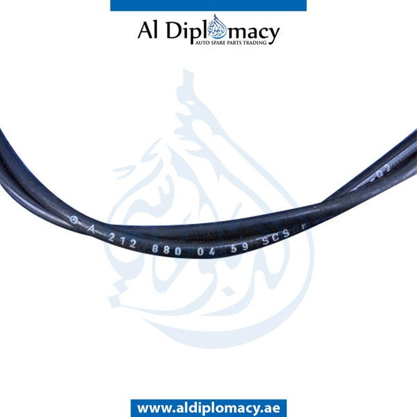 Rear HOOD RELEASE CABLE for Mercedes-Benz E Class W212 (2009-2016) models, Part Number A2128800459