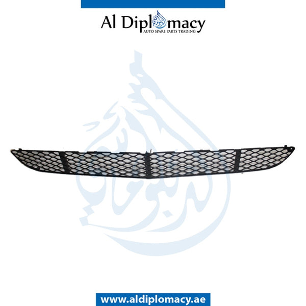 Front Lower BUMPER Grille, CENTER for Mercedes-Benz CLS Class W219 (2004-2010) models, Part Number A2198850053