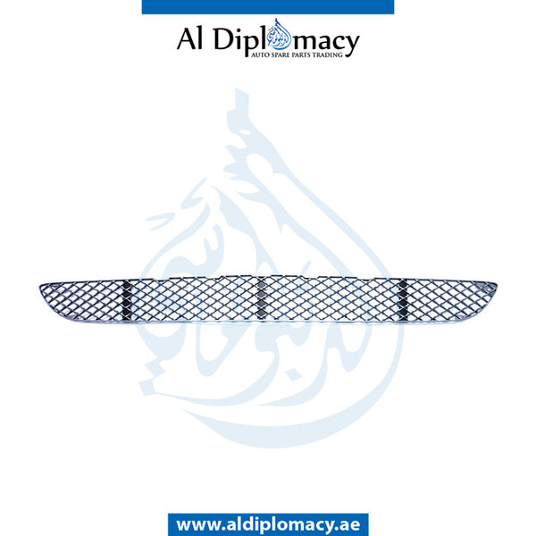 Front Lower BUMPER Grille, CENTER for Mercedes-Benz CLS Class W219 (2004-2010) models, Part Number A2198851923