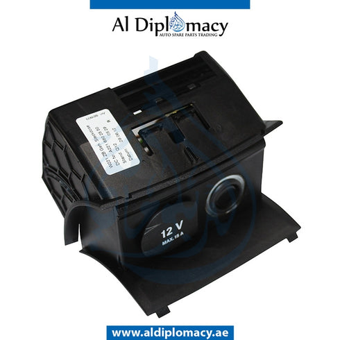 CIGARETTE LIGHTER SOCKET Housing, BEHIND CENTER CONSOLE for Mercedes-Benz S Class W221 (2006-2013) models