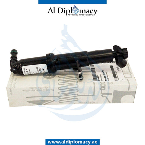 Right HEADLIGHT WASHER DOUBLE NOZZLE for Mercedes-Benz S Class W216 (2006-2014) models, Part Number A2218601447