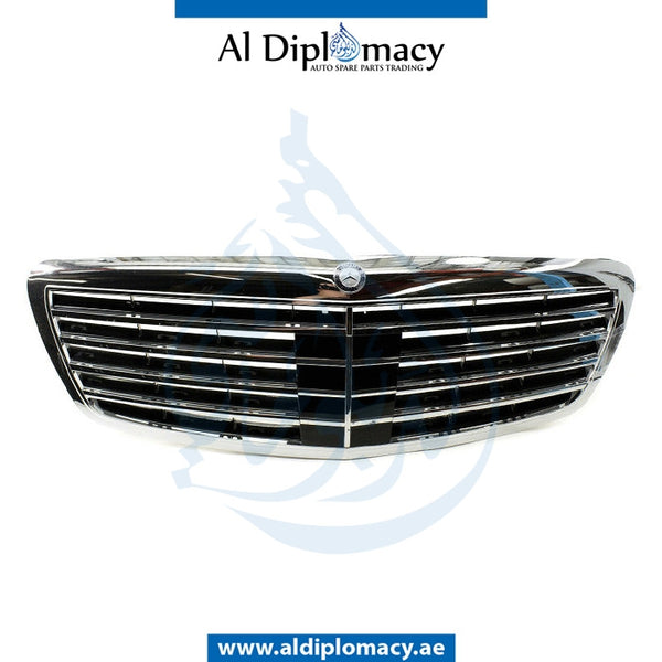 SHOW GRILLE for Mercedes-Benz S Class W221 (2006-2013) models, Part Number A2218800283 9040
