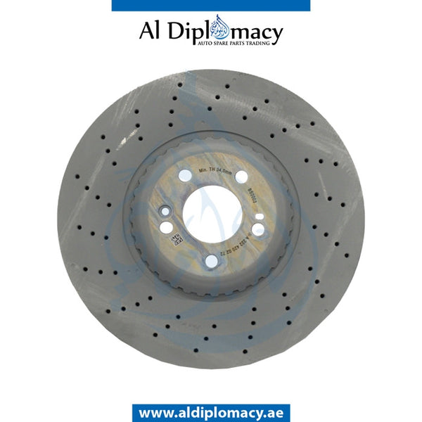 Front BRAKE DISC for Mercedes-Benz S Class C217 (2015-2021) models, Part Number A2224200272