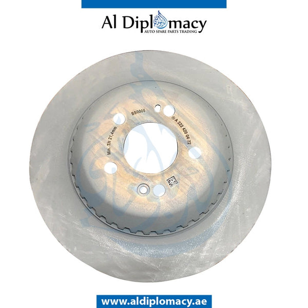 Rear BRAKE DISC for Mercedes-Benz S Class W222 (2014-2020) models, Part Number A2224200472