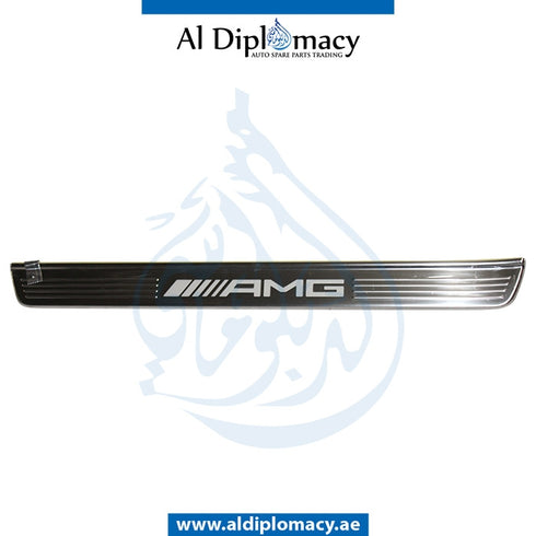 Front Left Outer DOOR SILL Cover, WITH AMG LETTERING for Mercedes-Benz S Class W222 (2014-2020) models, Part Number A2226808835