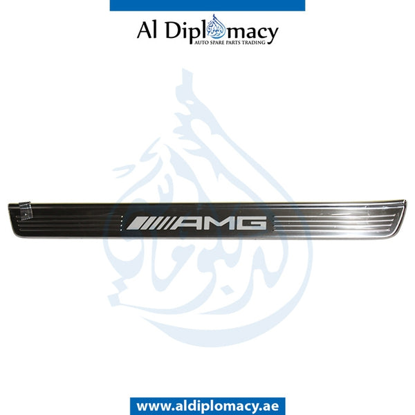 Front Left Outer DOOR SILL Cover, WITH AMG LETTERING for Mercedes-Benz S Class W222 (2014-2020) models, Part Number A2226808835
