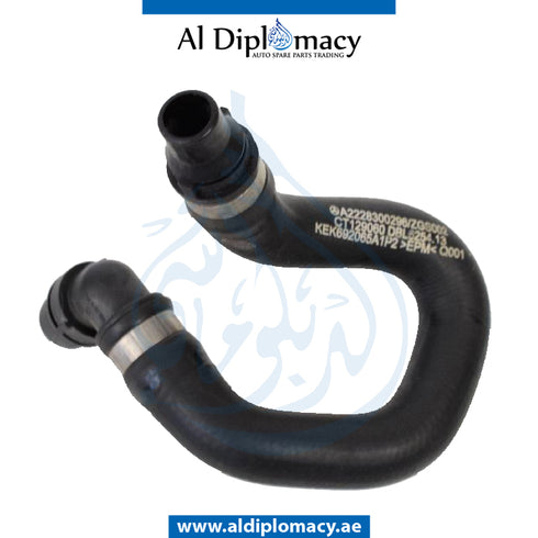 HOSE Line, FROM ENGINE TO HEAT EXCHANGER for Mercedes-Benz S Class C217 (2015-2021) models, Part Number A2228300296