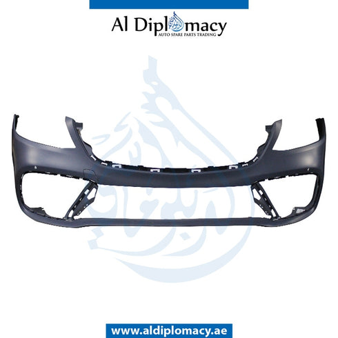 Front Bumper, WITH SENSOR Hole, AMG 63 for Mercedes-Benz S Class W222 (2014-2020) models, Part Number A2228800701 9999