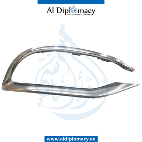 Front Right Lower BUMPER CHROME MOLDING for Mercedes-Benz S Class W222 (2014-2020) models, Part Number A2228854600