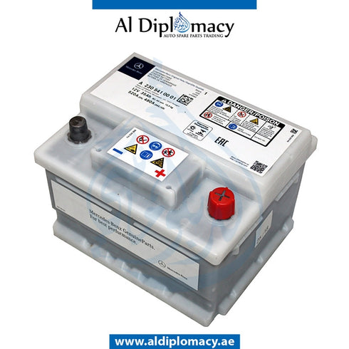 BATTERY 12V 35 AH for Mercedes-Benz S Class W216 (2006-2014) models, Part Number A2305410001