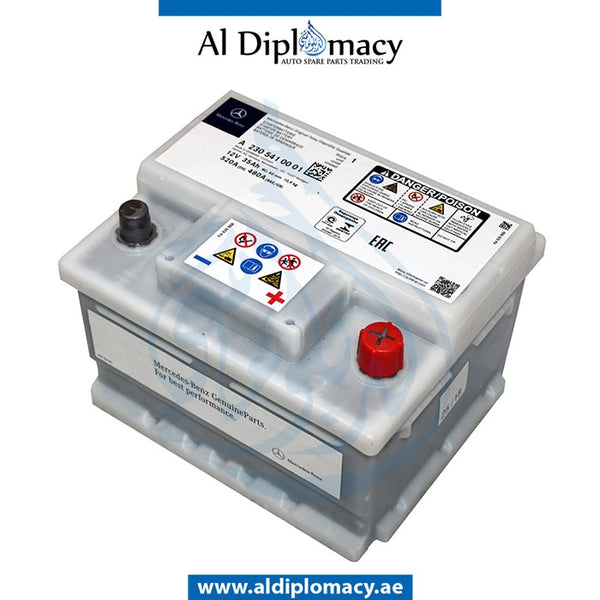 BATTERY 12V 35 AH for Mercedes-Benz S Class W216 (2006-2014) models, Part Number A2305410001