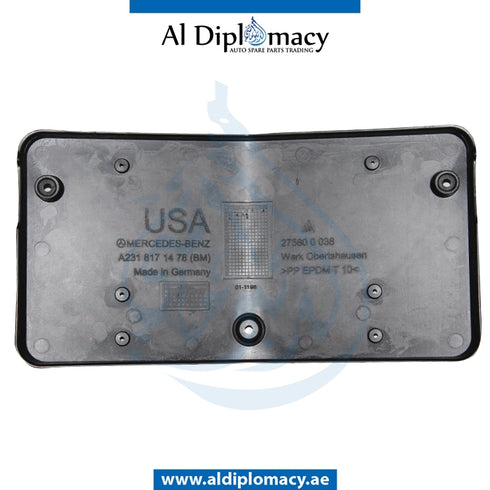 LICENSE PLATE HOLDER for Mercedes-Benz SL Class W231 (2013-2020) models, Part Number A2318171478
