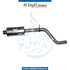 EXHAUST GAS Line, CENTER for Mercedes-Benz CLA Class W117 (2013-2022) models