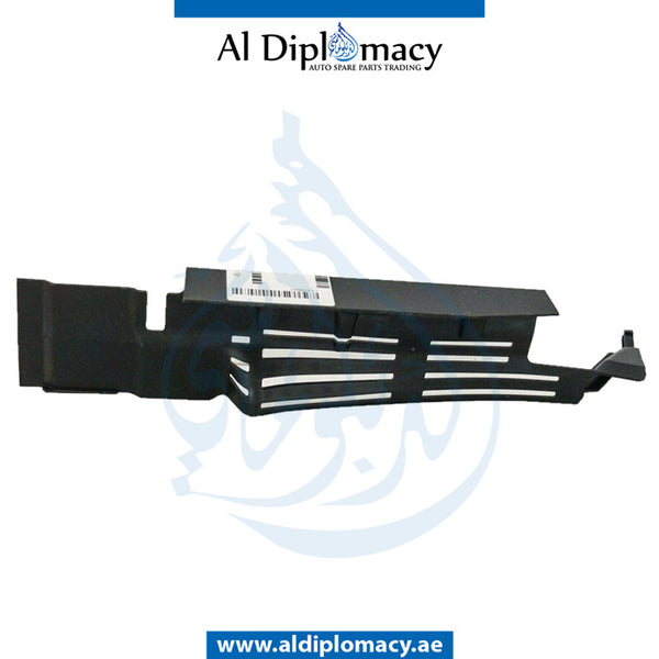 Right Upper RADIATOR SUPPORT TIE BAR Cover, CENTER for Mercedes-Benz CLA Class W117 (2013-2022) models, Part Number A2466870407