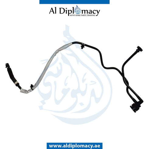 Right BLEED Line, FROM RADIATOR TO COOLANT EXPANSION TANK for Mercedes-Benz GLC Class W253 (2015-2022) models, Part Number A2535013700