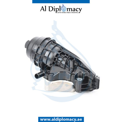 ENGINE OIL Cooler, WITH OIL FILTER HOUSING for Mercedes-Benz CLA Class H247 (2013-2022) models