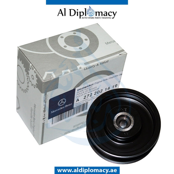 GUIDE PULLEY, Mercedes-Benz C Class W203 models by Original Mercedes, Part Number A2722021419 / A2722020719 / A2722020619 / A2722020419