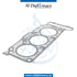 Left CYLINDER HEAD GASKET for Mercedes-Benz S Class W166 (2011-2019) models