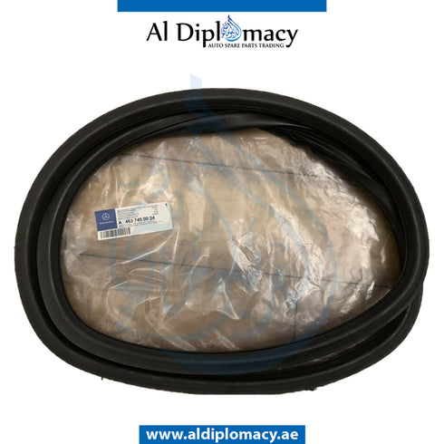 Rear END DOOR WINDOW SEALING FRAME for Mercedes-Benz G Class W463 (1992-2022) models, Part Number A4637450024