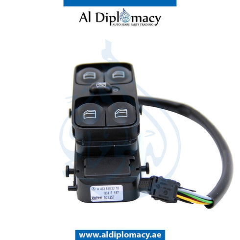 Front Left WINDOW SWITCH for Mercedes-Benz G Class W463 (1992-2022) models