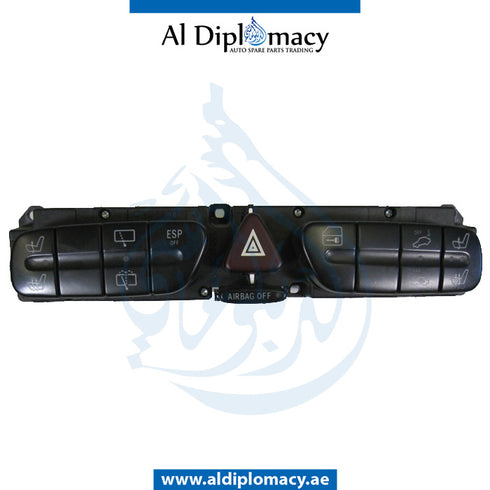 Upper CONTROL PANEL SWITCH for Mercedes-Benz G Class W463 (1992-2022) models, Part Number A4638203410