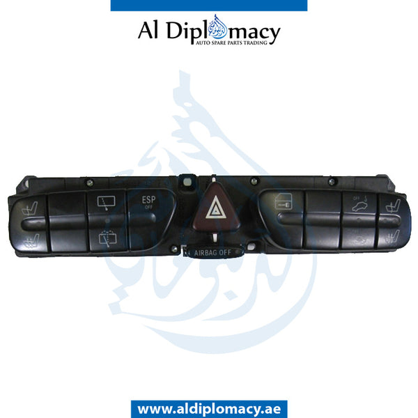 Upper CONTROL PANEL SWITCH for Mercedes-Benz G Class W463 (1992-2022) models, Part Number A4638203410