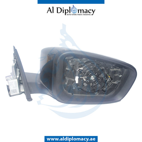 Right Mirror, WITH Camera, Black, COMPLETE for BMW 3 Series G20 (2018-2022) models