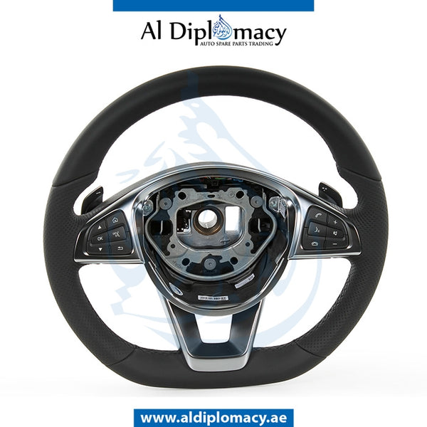 STEERING WHEEL Airbag, BLACK for Mercedes-Benz C Class W205 (2015-2021) models, Part Number ATC-0004604003-BK