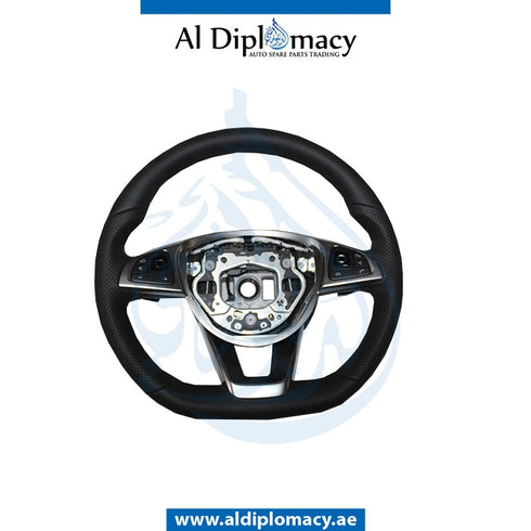 STEERING Wheel, BLACK for Mercedes-Benz E Class W213 (2017-2023) models, Part Number ATC-0004606003-BK
