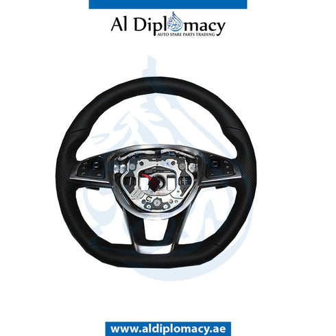 STEERING Wheel, BLACK for Mercedes-Benz E Class W213 (2017-2023) models, Part Number ATC-0004606700-BK