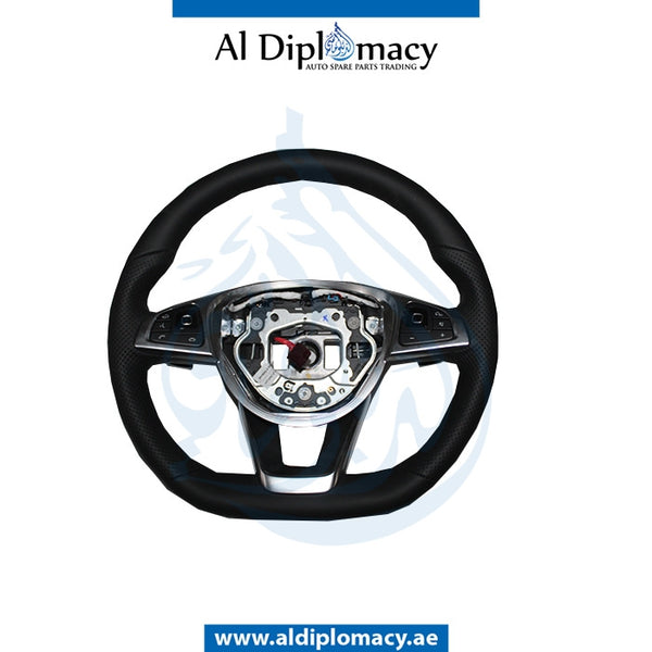 STEERING Wheel, BLACK for Mercedes-Benz E Class W213 (2017-2023) models, Part Number ATC-0004606700-BK