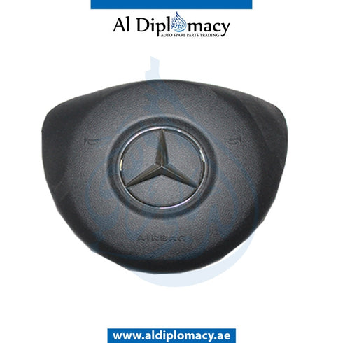 STEERING WHEEL Airbag, BLACK for Mercedes-Benz C Class W205 (2015-2021) models, Part Number ATC-0008602900-BK