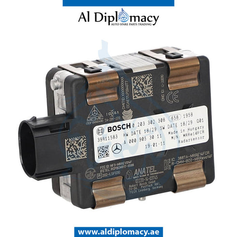 RADAR SENSOR for Mercedes-Benz A Class W167 (2019-2023) models, Part Number ATC-0009058913