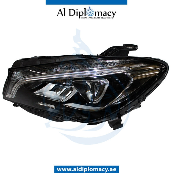 Left Headlight, STATIC Led, COMPLETE for Mercedes-Benz CLA Class W117 (2013-2022) models, Part Number ATC-1179067800-CO