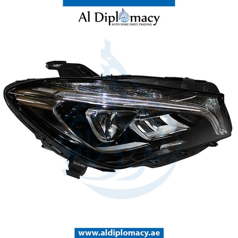 Right Headlight, STATIC Led, COMPLETE for Mercedes-Benz CLA Class W117 (2013-2022) models, Part Number ATC-1179069900-CO