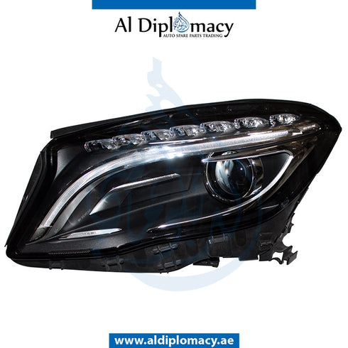 Left Headlight, BI Xenon, EMPTY for Mercedes-Benz GLA Class H247 (2014-2020) models, Part Number ATC-1569063100