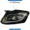 Left Headlight, STATIC Led, EMPTY for Mercedes-Benz GLA Class H247 (2014-2020) models, Part Number ATC-1569067500