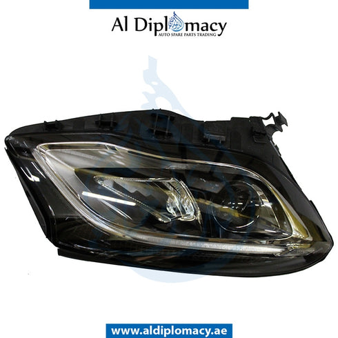 Right Headlight, STATIC Led, EMPTY for Mercedes-Benz GLA Class H247 (2014-2020) models, Part Number ATC-1569067600