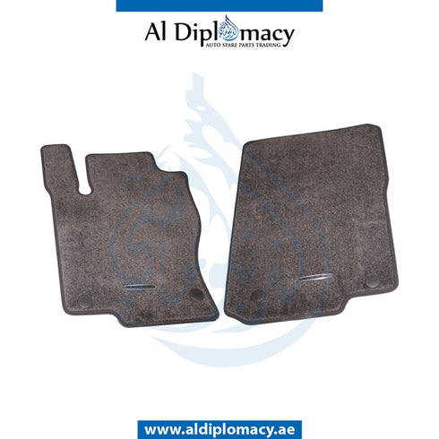 FLOOR MAT PARTS Kit, BLACK for Mercedes-Benz GLE Class C292 (2015-2020) models, Part Number ATC-1666800048