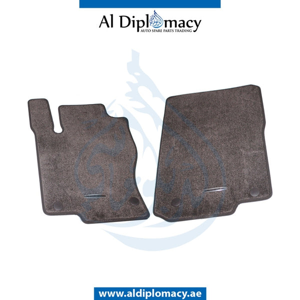 FLOOR MAT PARTS Kit, BLACK for Mercedes-Benz GLE Class C292 (2015-2020) models, Part Number ATC-1666800048