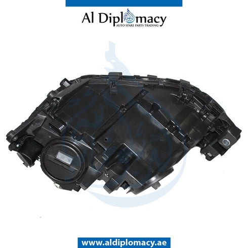 Right Headlight, Normal, USA Type, EMPTY for Mercedes-Benz GL Class X166 (2013-2019) models, Part Number ATC-1668202200